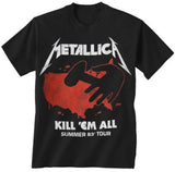 AUTHENTIC METALLICA "KILL 'EM ALL" SUMMER 1983 TOUR DATES BAND T-SHIRT OFFICIALLY LICENSED