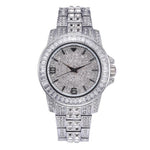 THE VSOP 40MM // WHITE GOLD DIAMOND BAGUETTES BUST DOWN ICED OUT LUXURY WATCH