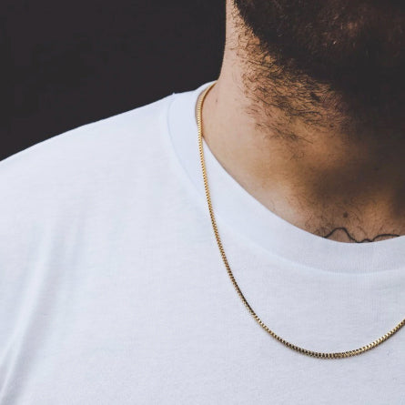 GOLD SNAKE CHAIN AUTHENTIC STREETWEAR NECKLACE [2MM]